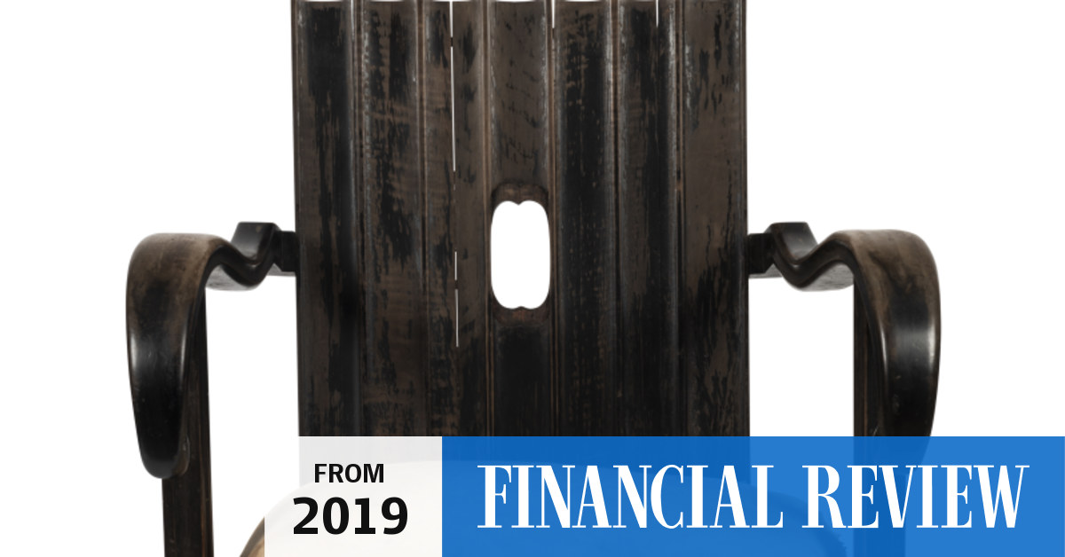 Rare chair was put out with the rubbish